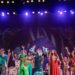 Elenco del espectáculo musical Muévete en la sala Avellaneda, del Teatro Nacional.  Foto: PL