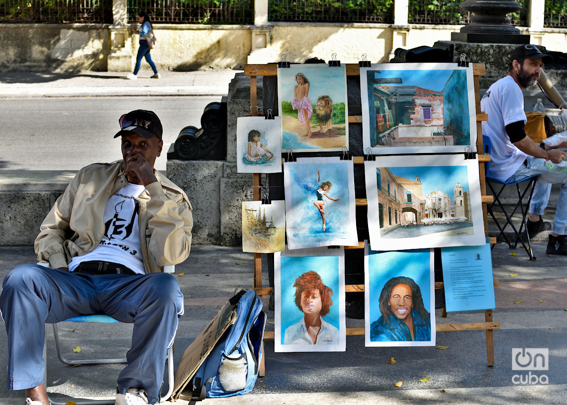 Proyecto sociocultural comunitario Imagen3, en el Paseo del Prado, en La Habana. Foto: Otmaro Rodríguez.