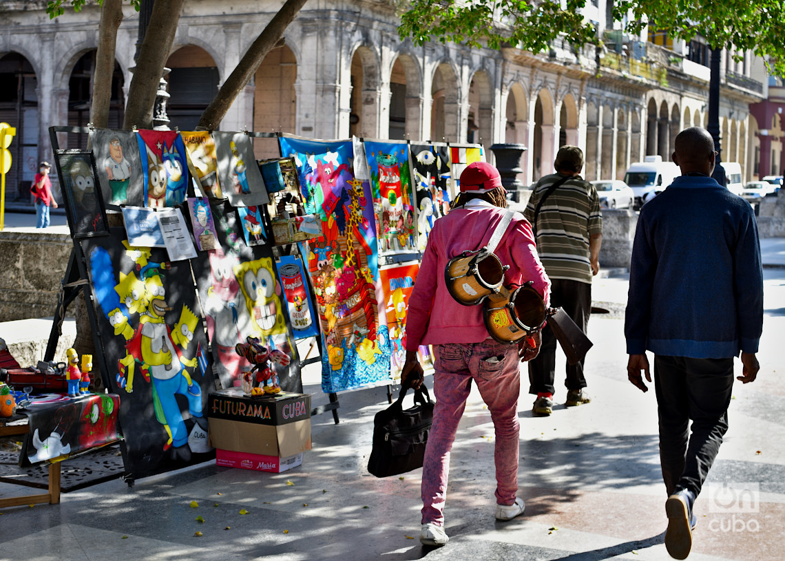 Proyecto sociocultural comunitario Imagen3, en el Paseo del Prado, en La Habana. Foto: Otmaro Rodríguez.