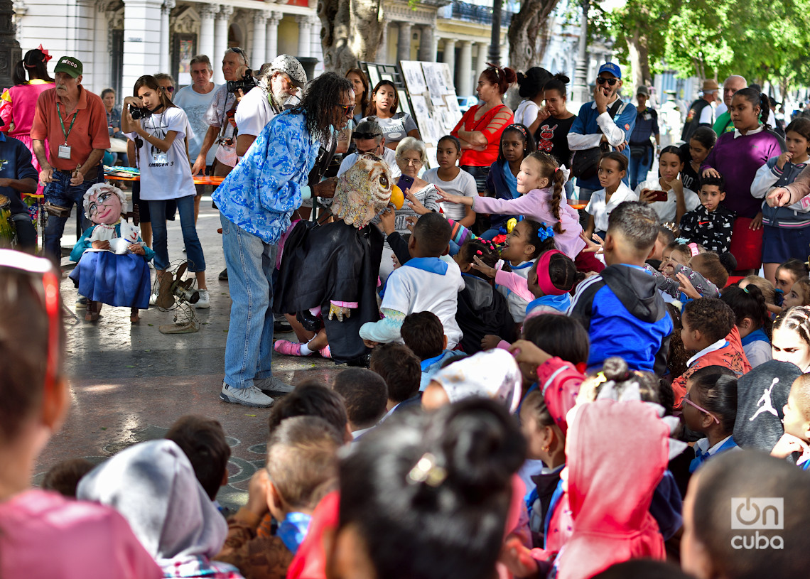 Proyecto sociocultural comunitario Imagen3, en el Paseo del Prado, en La Habana. Foto: Otmaro Rodríguez.