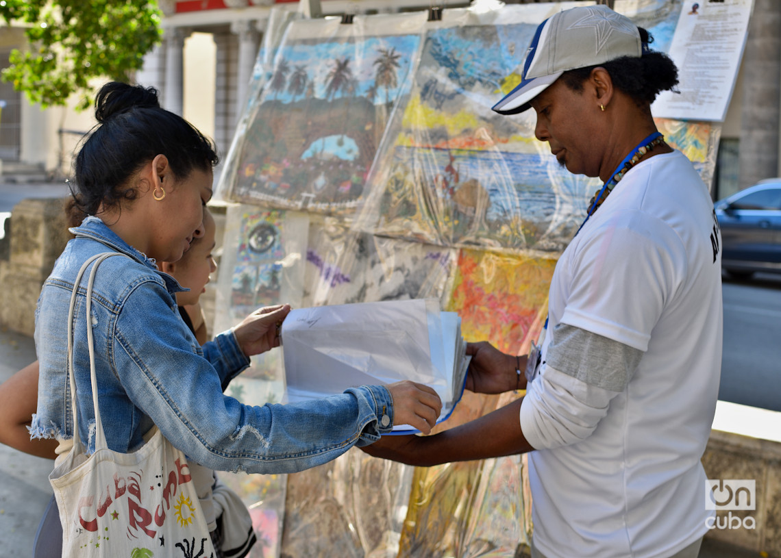 Proyecto sociocultural comunitario Imagen3, en el Paseo del Prado, en La Habana. Foto: Otmaro Rodríguez.