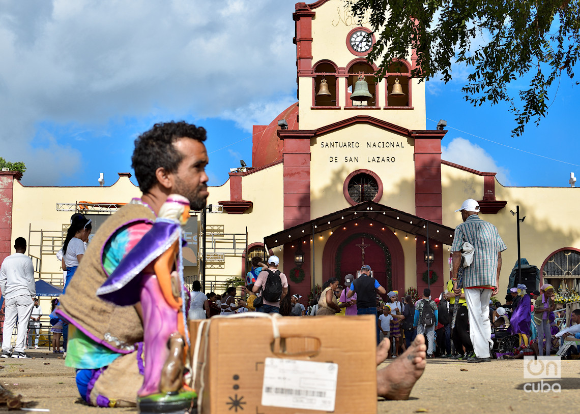 Peregrinación al Santuario Nacional de San Lázaro, en El Rincón, La Habana. Foto: Otmaro Rodríguez.