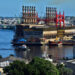 Una de las patanas turcas para la generación de electricidad emplazadas en La Habana. Foto: Otmaro Rodríguez.