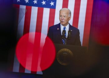 Biden habla el Departamento de Trabajo, en diciembre de 2024. Foto: SHAWN THEW/EFE/EPA.