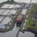 Un buque portacontenedores transitando por las esclusas de Cocolí en el Canal de Panamá en Ciudad de Panamá, en 2023. Foto: Bienvenido Velasco/EFE.