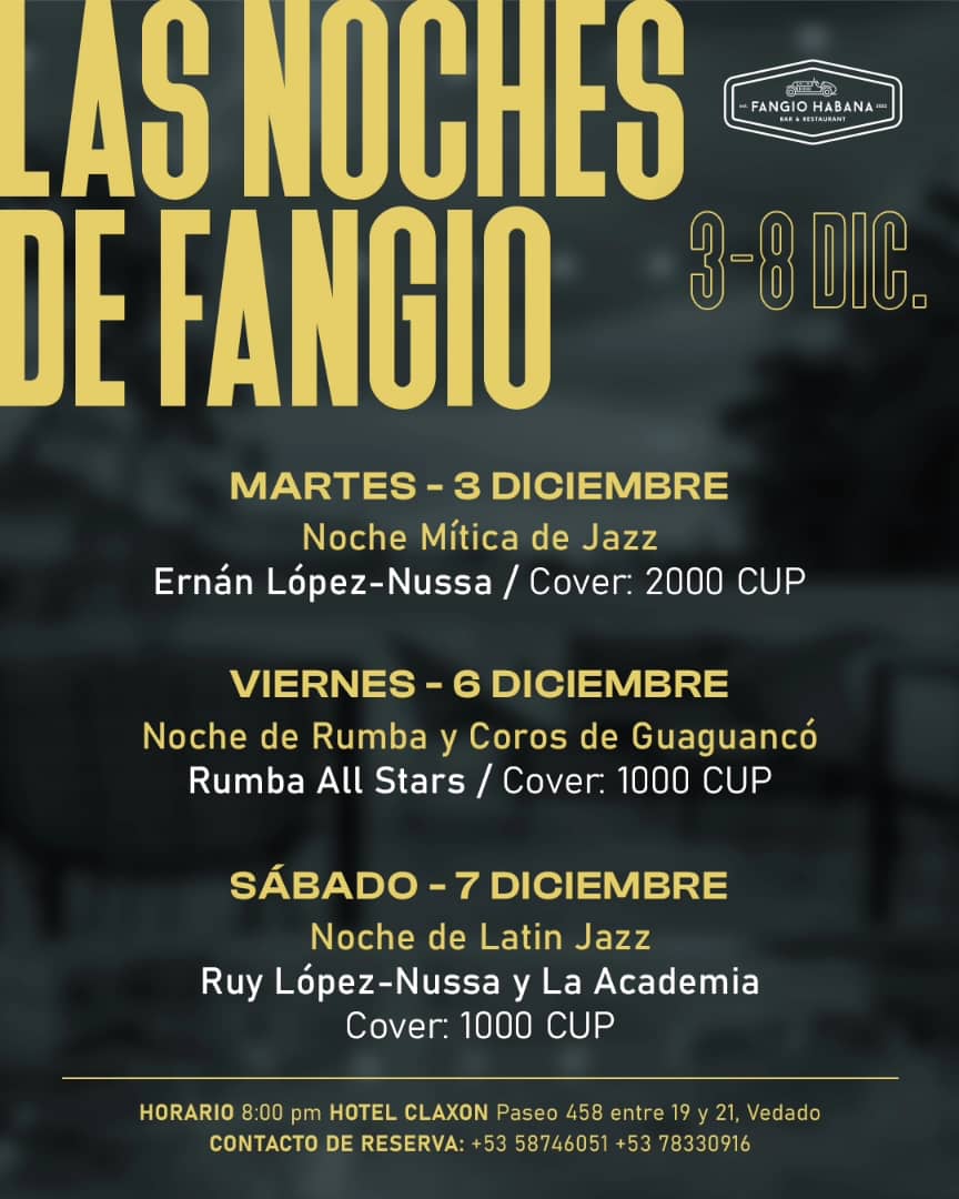 fangio habana 3-8 dic