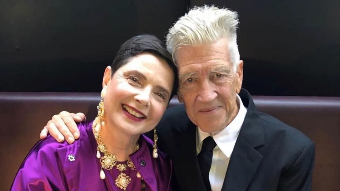 Isabella Rossellini y David Lynch. Foto: Uppers / Archivo.