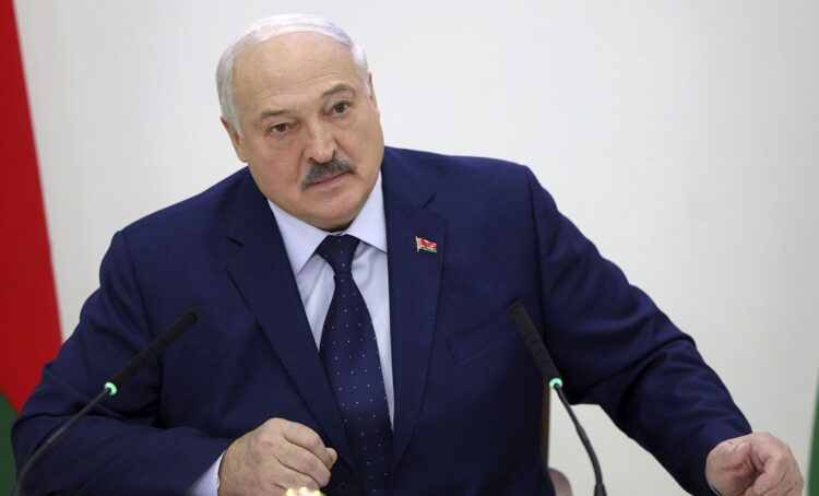 El presidente de Bielorrusia, Alexander Lukashenko, en una conferencia de prensa tras la jornada electoral del domingo 26 de enero de 2025. Foto: Presidencia de Bielorrusia / EFE.