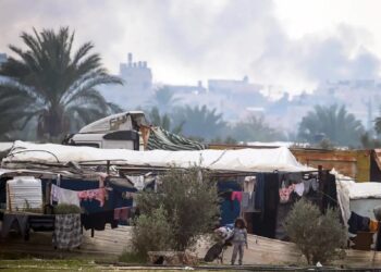 Un paisaje común en la Franja de Gaza. Foto: EFE