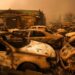 Vista de los daños causados por el incendio Eaton, cerca de Los Ángeles, California , el 8 de enero de 2025. Foto: Caroline Brehman/ EFE