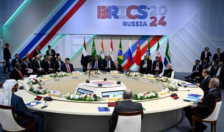 Al final de la cumbre el presidente de Rusia, Vladimir Putin anunció la elaboración de una lista de países socios. Foto: EFE/EPA/Alexander Nemenov/POOL