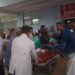 Lesionados en un accidente de tránsito son llevados al Hospital Gustavo Aldereguía Lima, de Cienfuegos, el 16 de enero de 2025. Foto: Cubadebate.