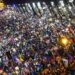 Las protestas en Berlín. Foto: EFE.