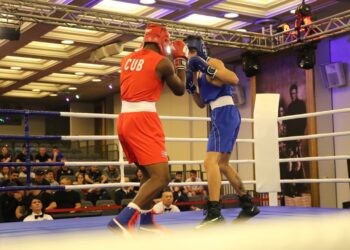 Uno de los cubanos en el Mundial Juvenil de Montenegro. Foto: EUBC.