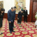 Funcionarios vietnamitas rinden tributo a Khamtay Siphandone, exsecretario general del Partido Popular Revolucionario Lao y expresidente de Laos. Foto: Than Hoa.