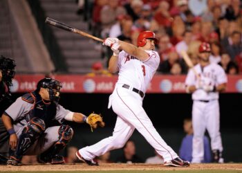Kendrys Morales vivió una etapa brillante en los Angelinos al inicio de su carrera. Foto: Kevork Djansezian.