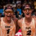 Los campeones olímpicos de voleibol de playa David Ahman y Jonatan Hellving, de Suecia. Foto: @BeachVBWorld / X.