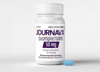 Suzetrigina, comercialmente conocida como Journavx. Foto: Tomada de Medscape (online).